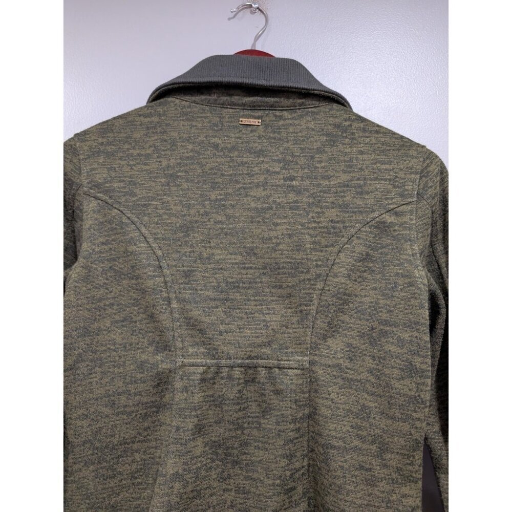Prana Women's Martina Heathered Green Soft-Shell Jacket Full Zip Military Sz XS - Picture 13 of 16